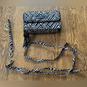 Vera Bradley Black and White Crossbody Bag